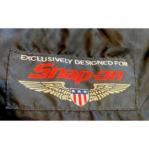 SnapOn Jacket Men’s Size XL Black Zip Snap Multiple Pockets Logo Embroidery - Picture 12 of 16
